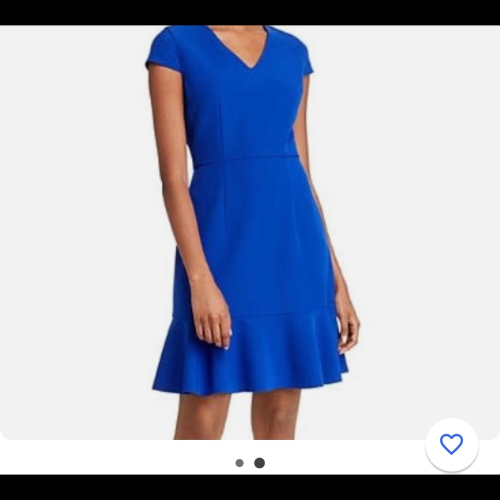 Betsy Johnson Fit and Flare Royal Blue Dress - Picture 16 of 16
